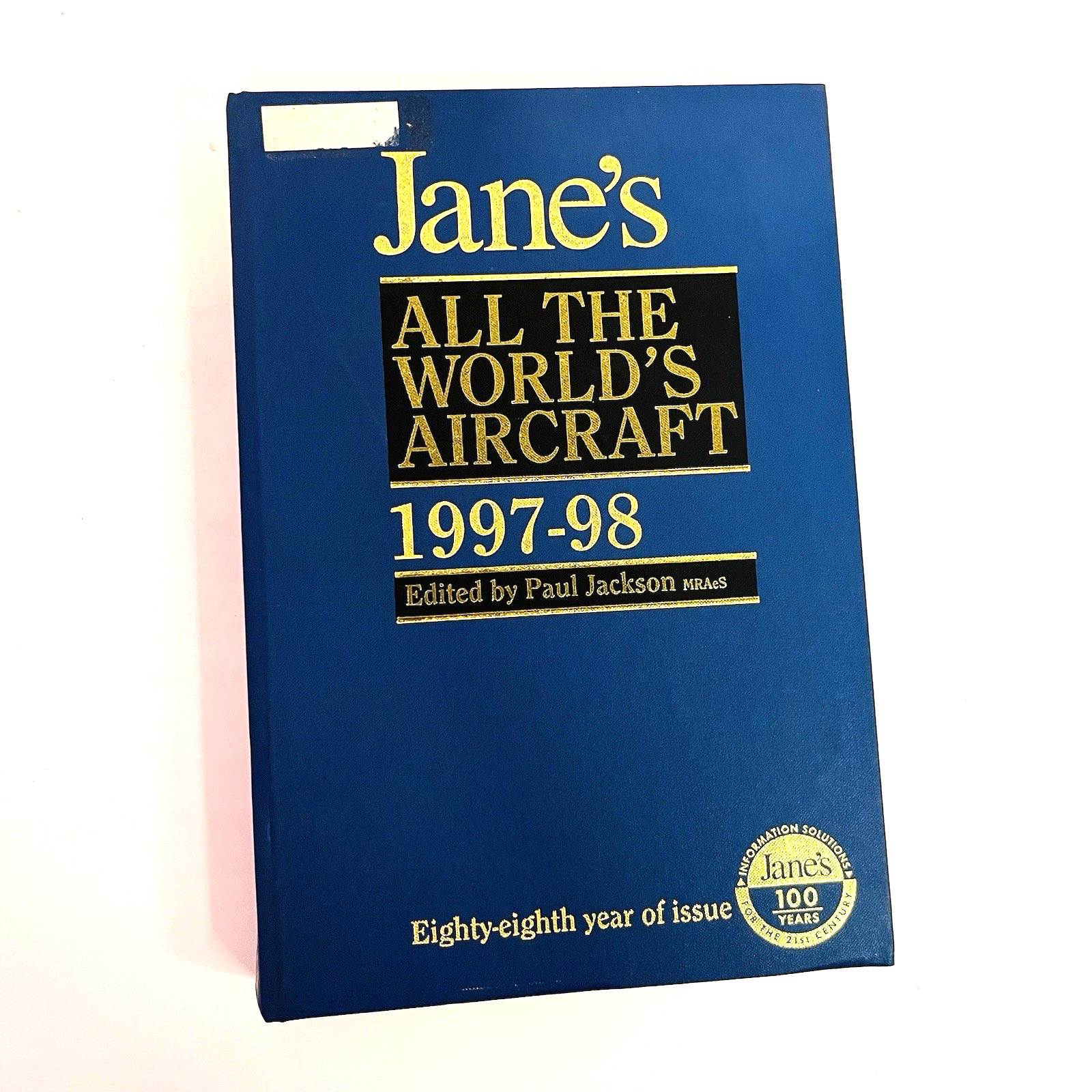 Vintage Jane’s All The Worlds Aircraft 1997-98 Book Hardcover Ex-Library