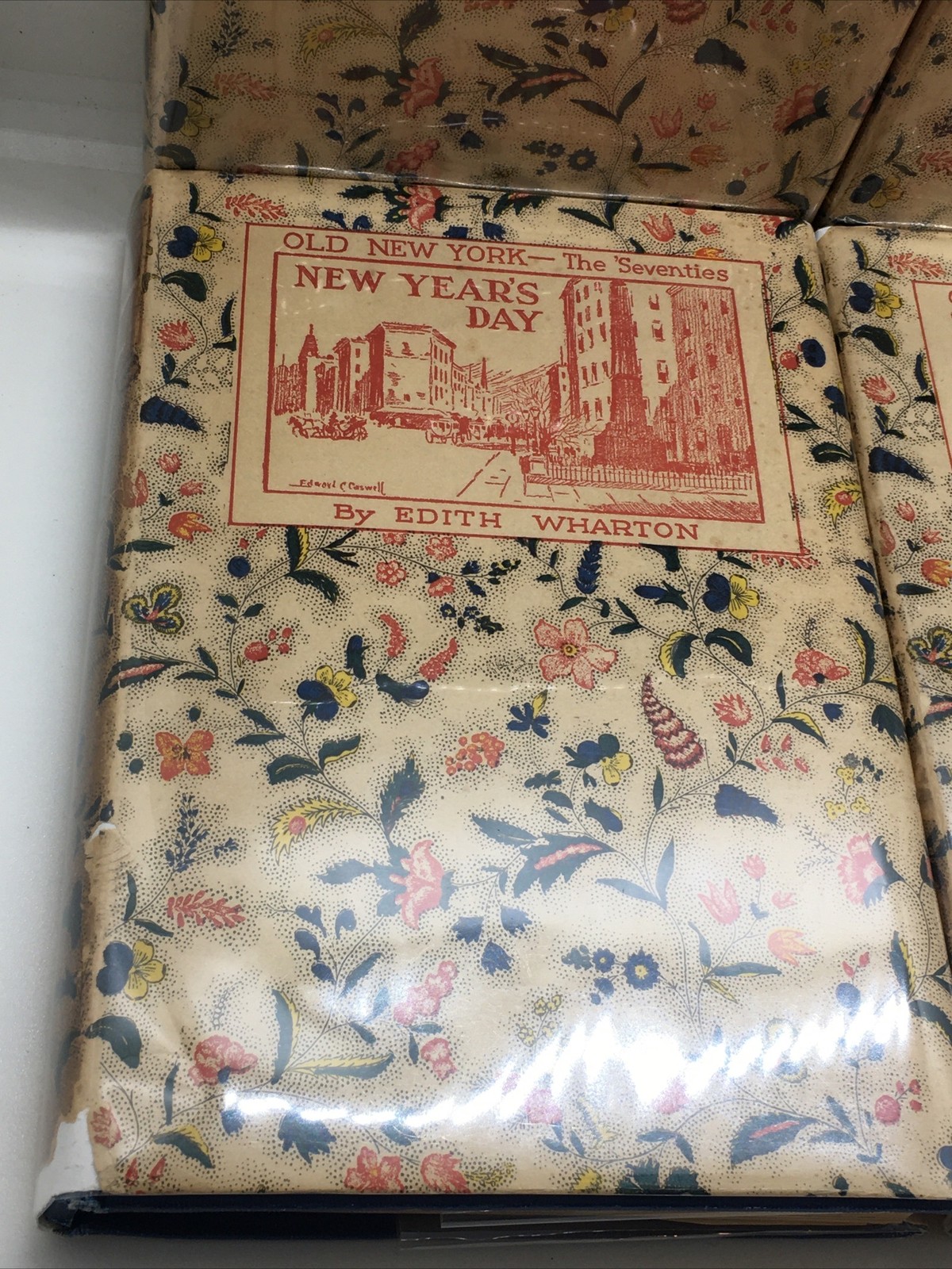 Rare 1924 Edith Wharton First Edition Old New York 4 Book Set, 1 SIGNED!! HCDJ