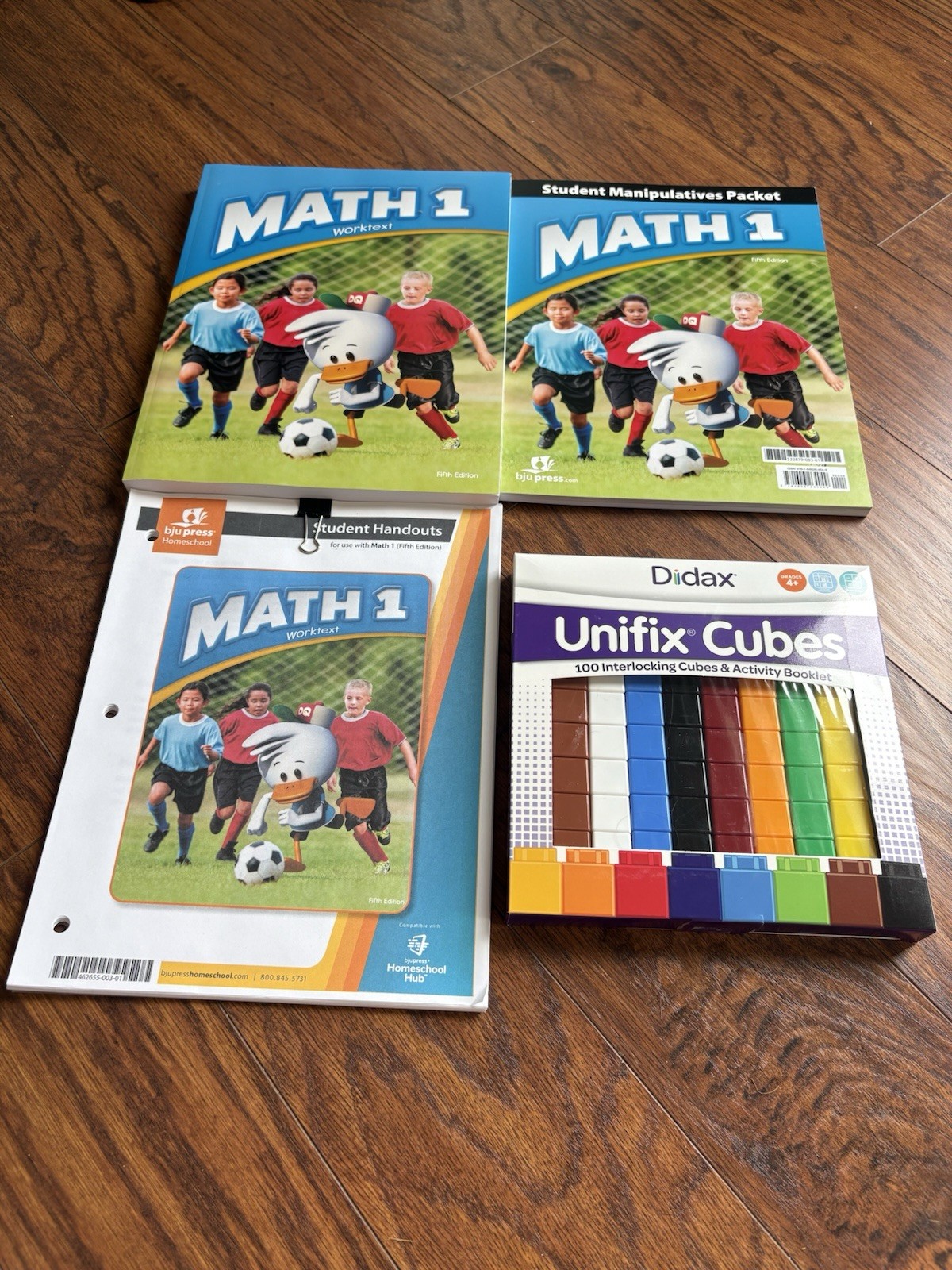 BJU Press 1st Grade Homeschool Math Bundle
