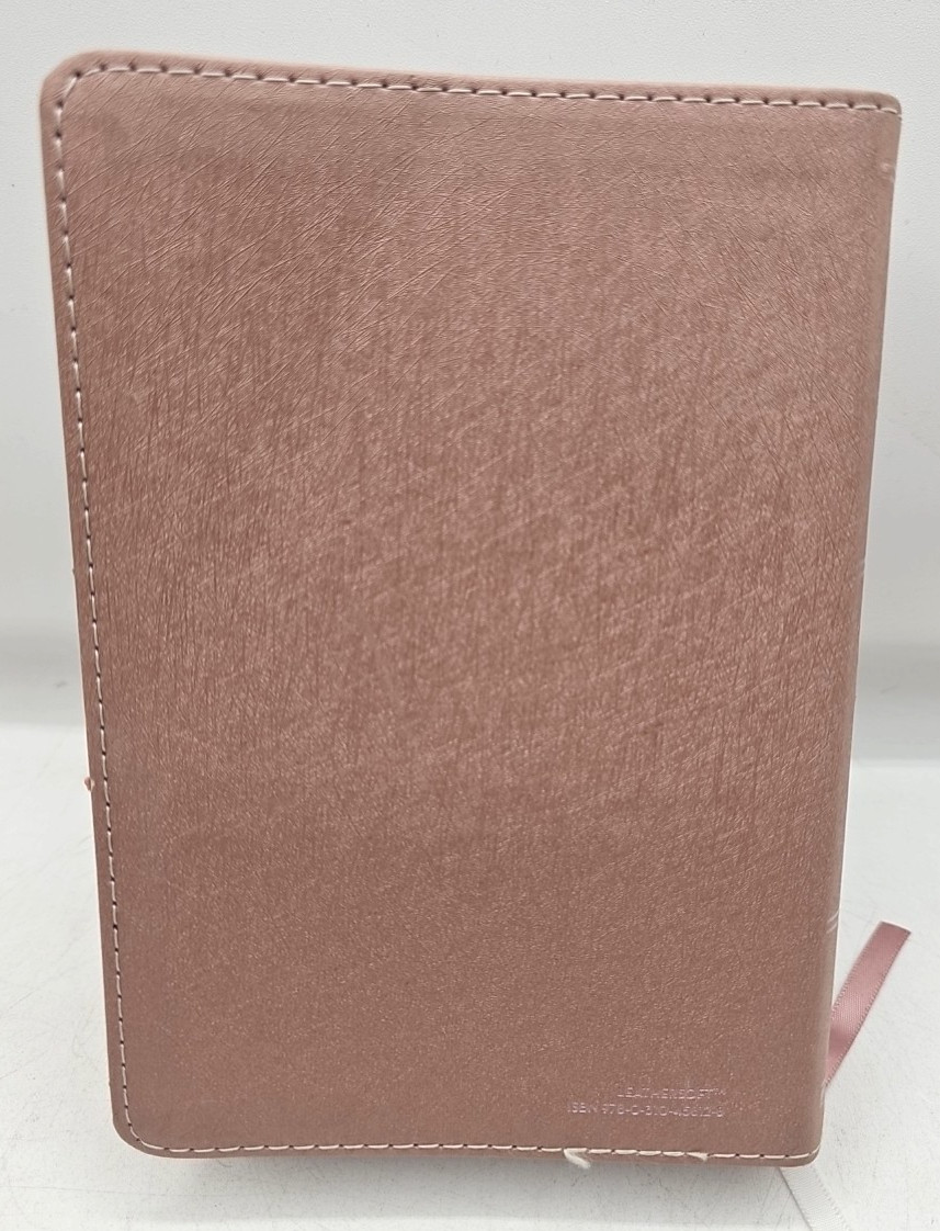 NIV Compact Bible Red Letter Comfort Print Pink 2022 Zondervan 8.5 Print Size