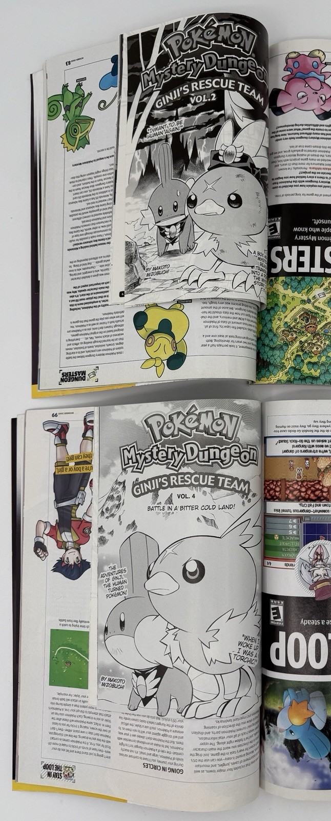 Nintendo Power Lot Volumes 208 210 212 213 Pokémon Mystery Dungeon Ginji’s 2 4 6