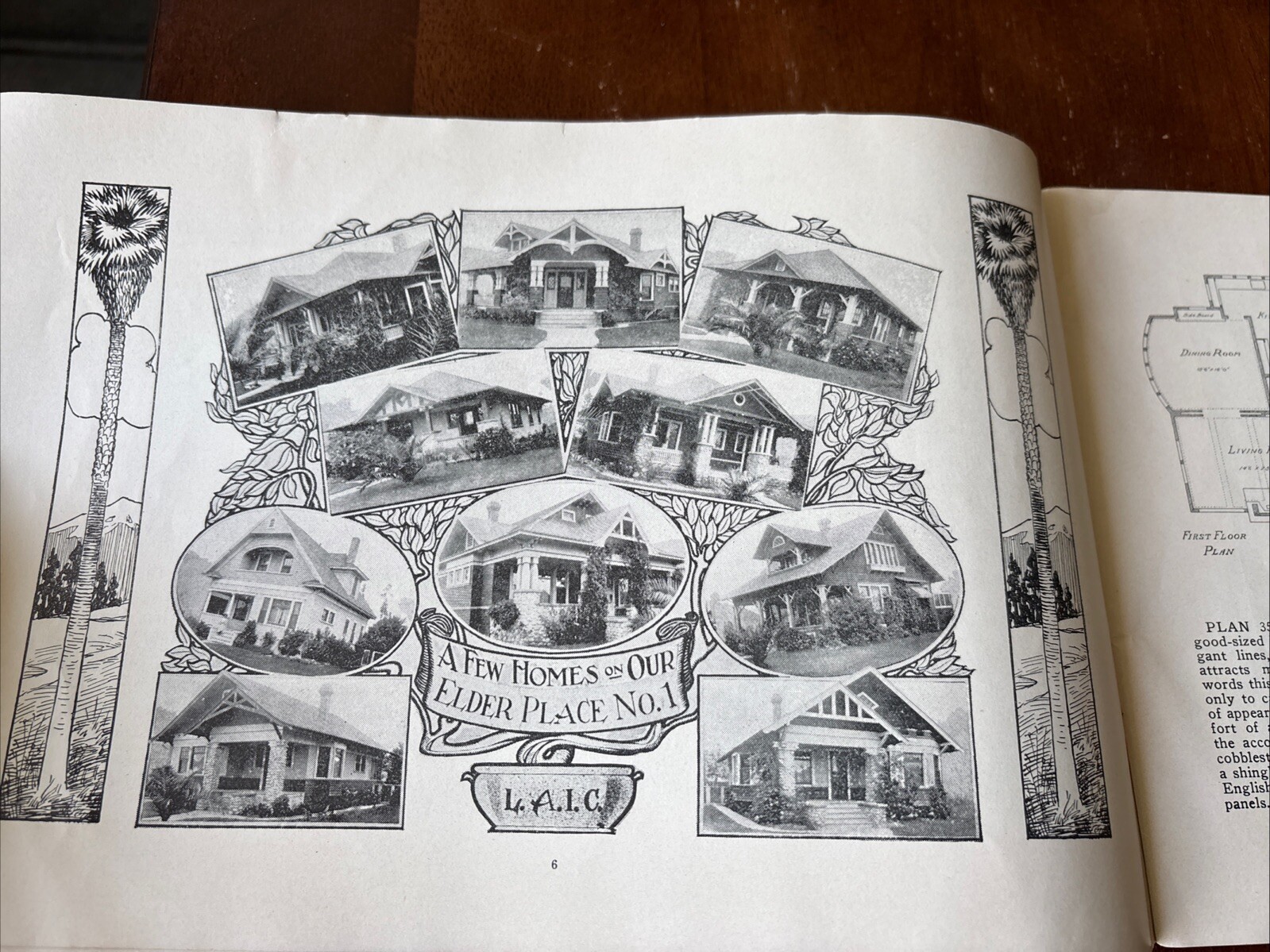 1909 Bungalows & Cottages VERY RARE! Los Angeles Investment Co. Booklet