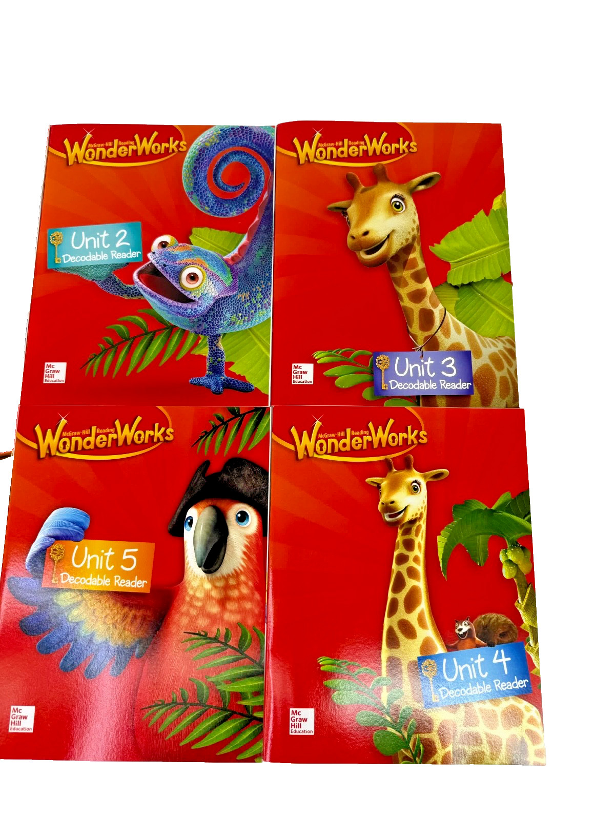 Reading WonderWorks Decodable Reader Grade 1 (First) Units 1-6 Paperback NEW!