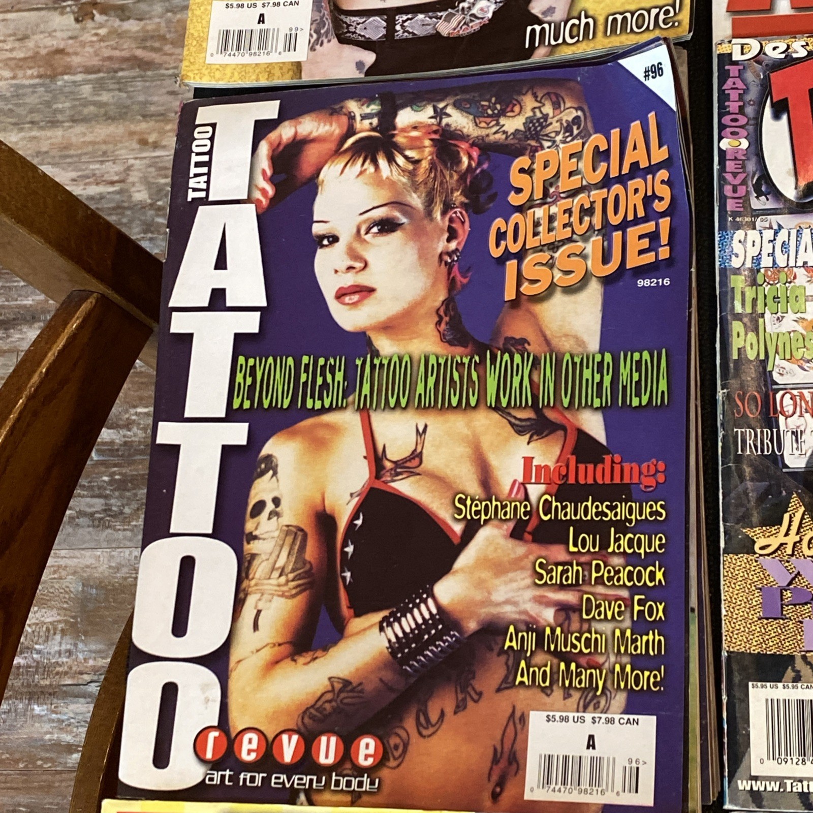 Lot of 17 Issue Vintage Tattoo Revue Magazine Late 1990s 2000s Ink Design Ideas