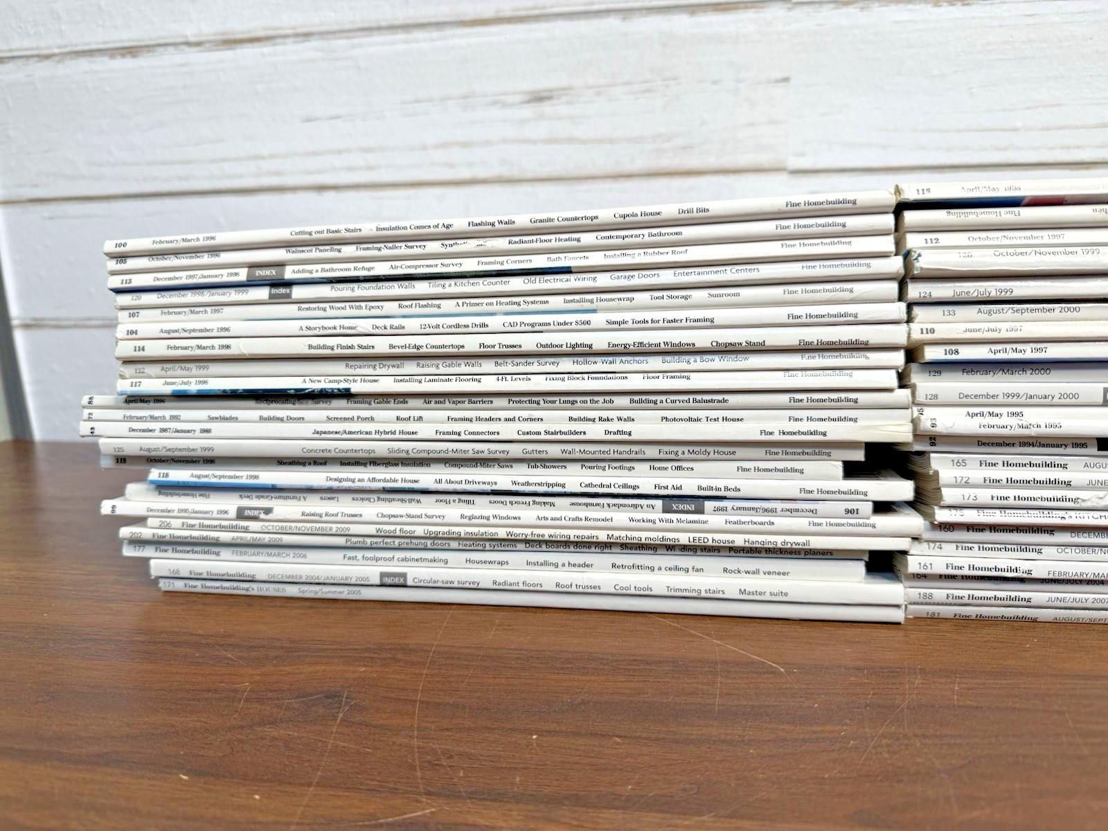 Tauton’s Fine Homebuilding Magazines Lot of 48 Magazines Years 1996-2005