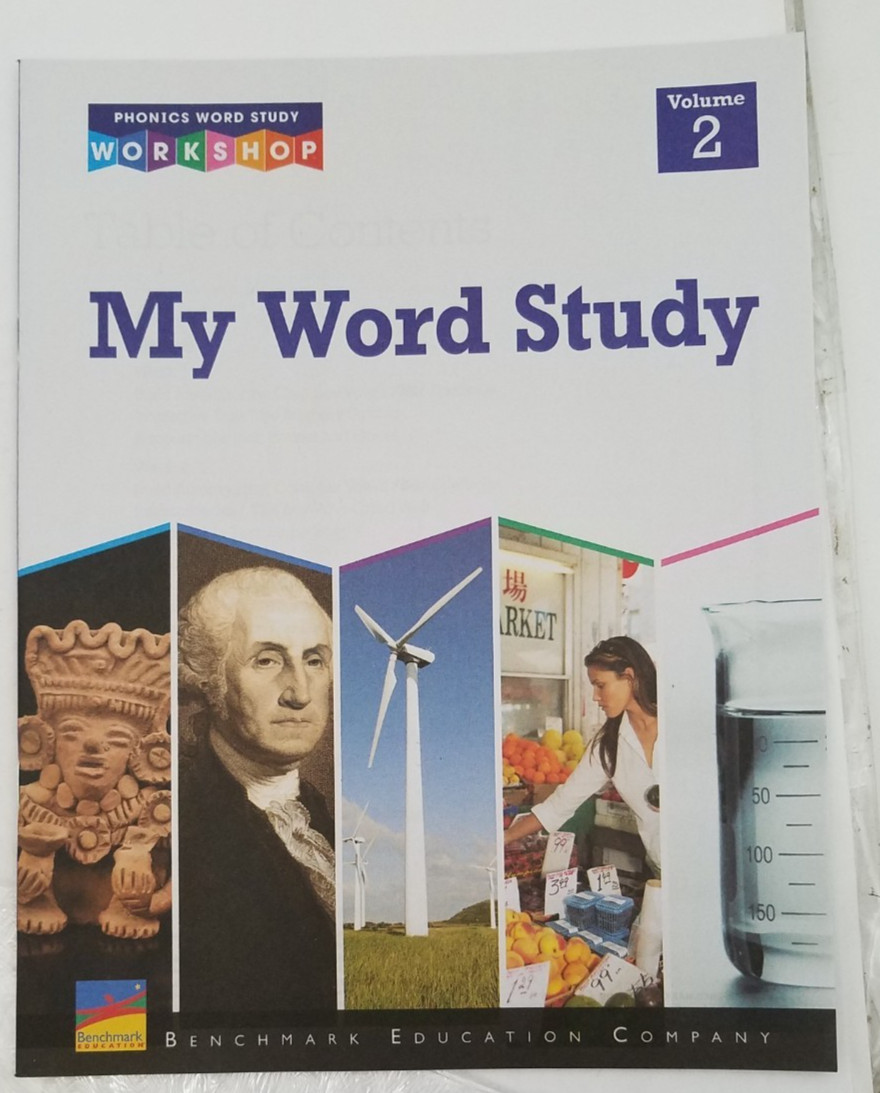 Benchmark Ed. My Word Study Gr 2 Phonics Books Vol 1&2 Student copy (WH13826)
