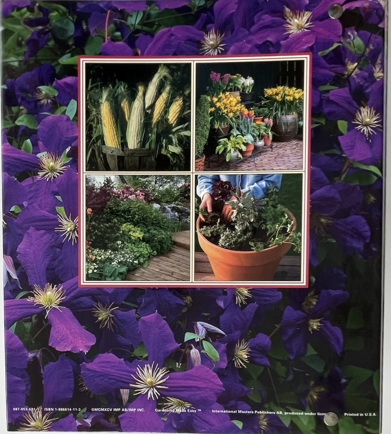 Gardening Made Easy Step-by-Step to a Beautiful Garden 12 Parts Ring Bound HC