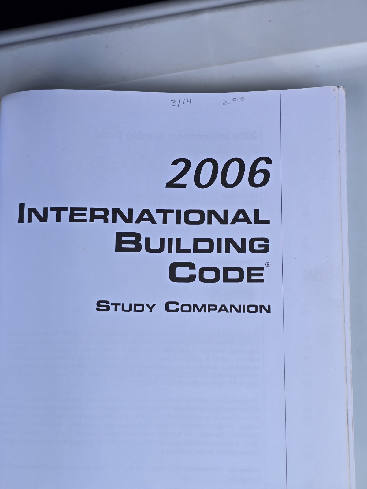 2006 International Building Code Study Companion – ICC IBC – Self Study Guide