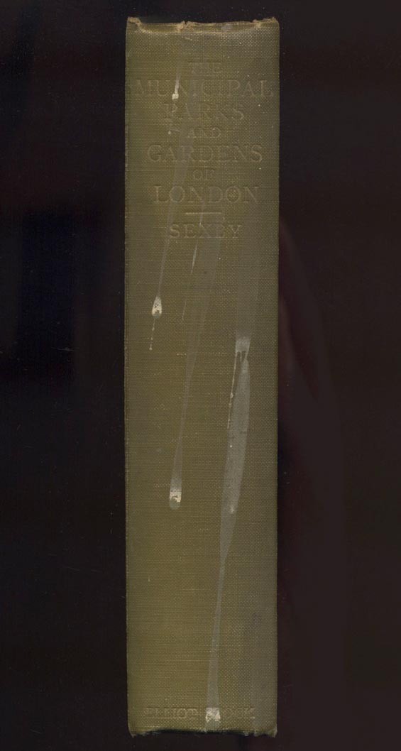 THE MUNICIPAL PARKS, GARDENS & OPEN SPACES OF LONDON : J. J. Sexby – 1905 – lll.