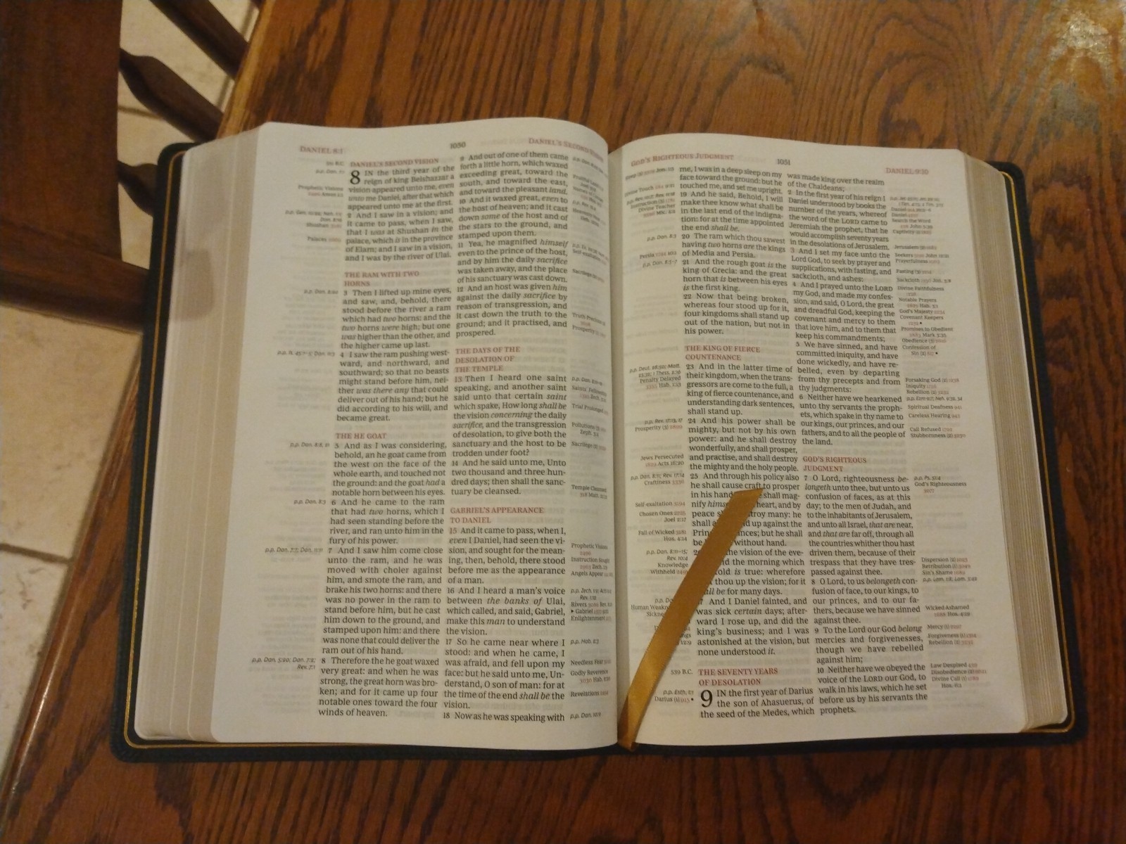 Kjv Thompson Chain-Reference Bible LARGE PRINT ~ Retail $189.99~ Cowhide Leather