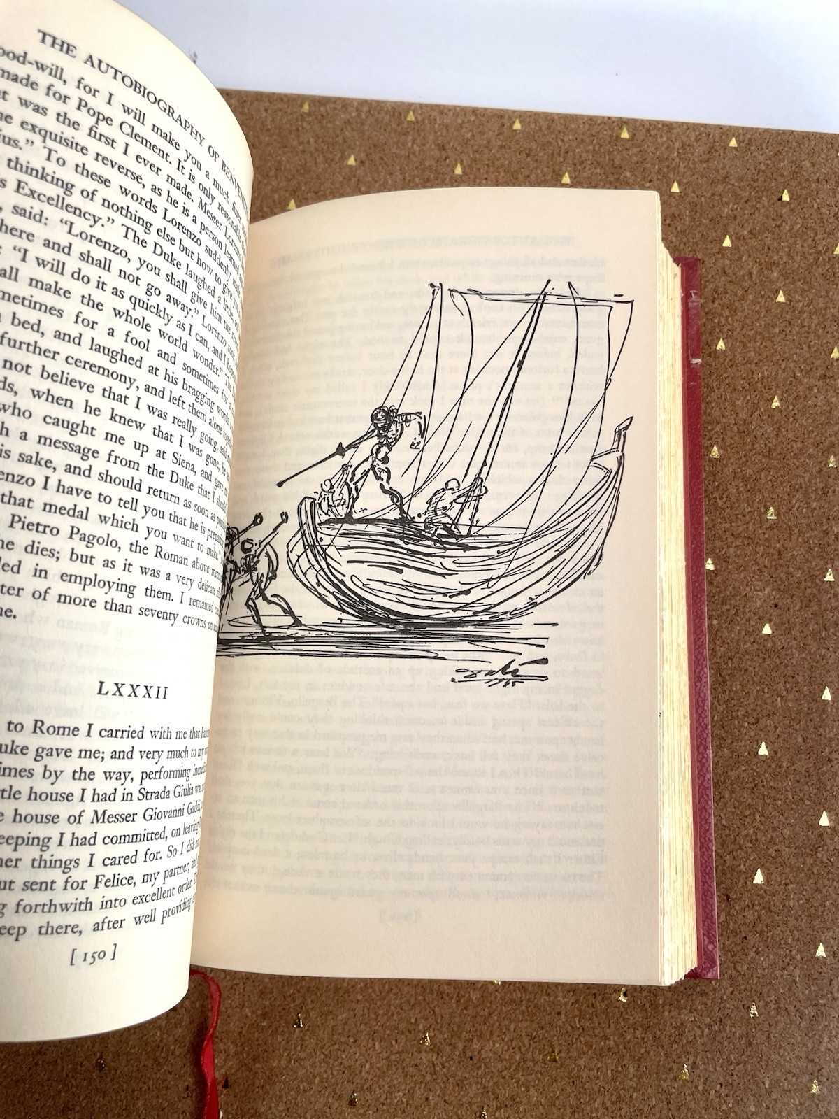 VTG 1946 Illustrated By SALVADOR DALI -The Autobiography Of Benvenuto Cellini HC