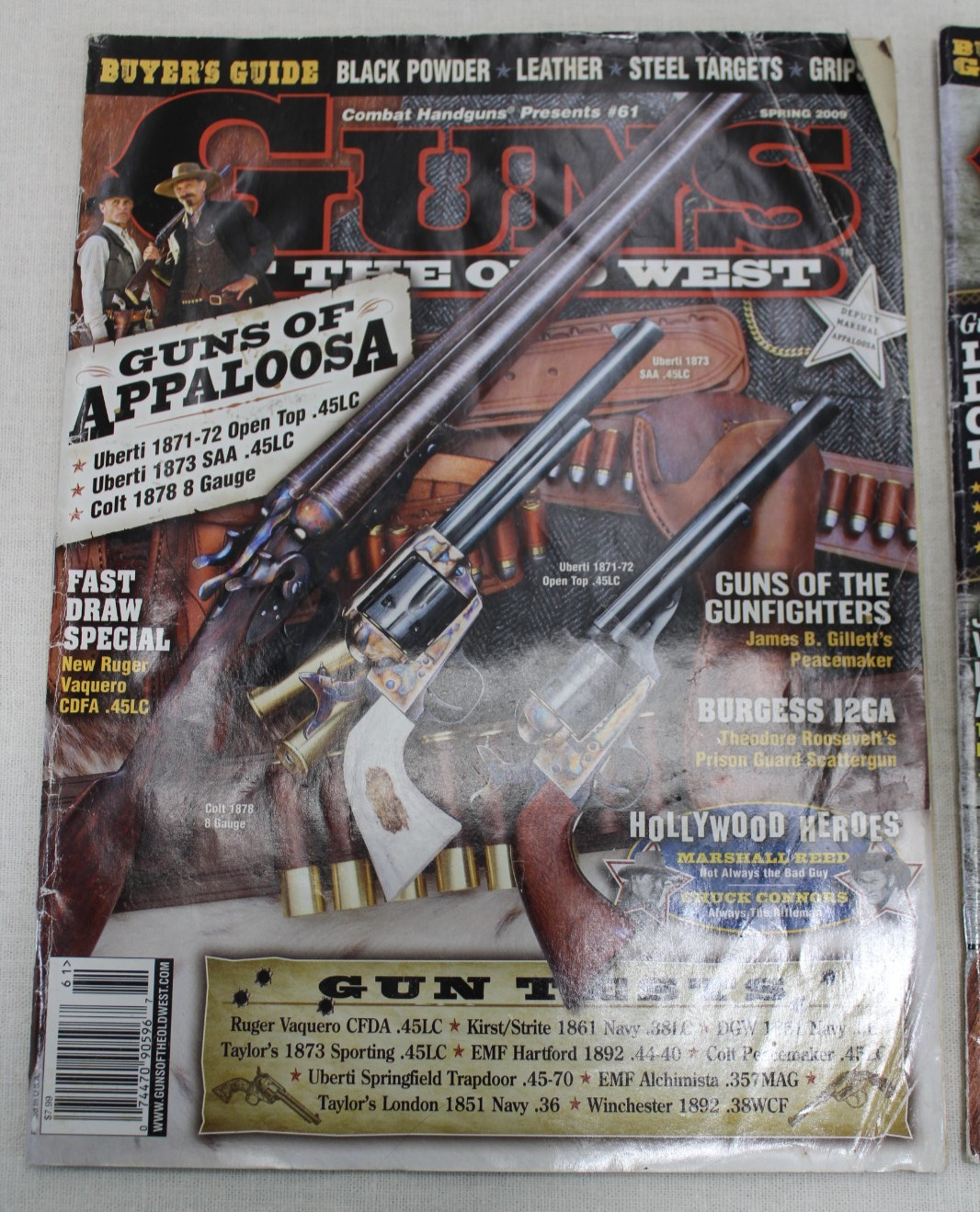 Guns of the Old West Magazine – 2 Issues Spring & Winter 2009 – Buyer’s Guide