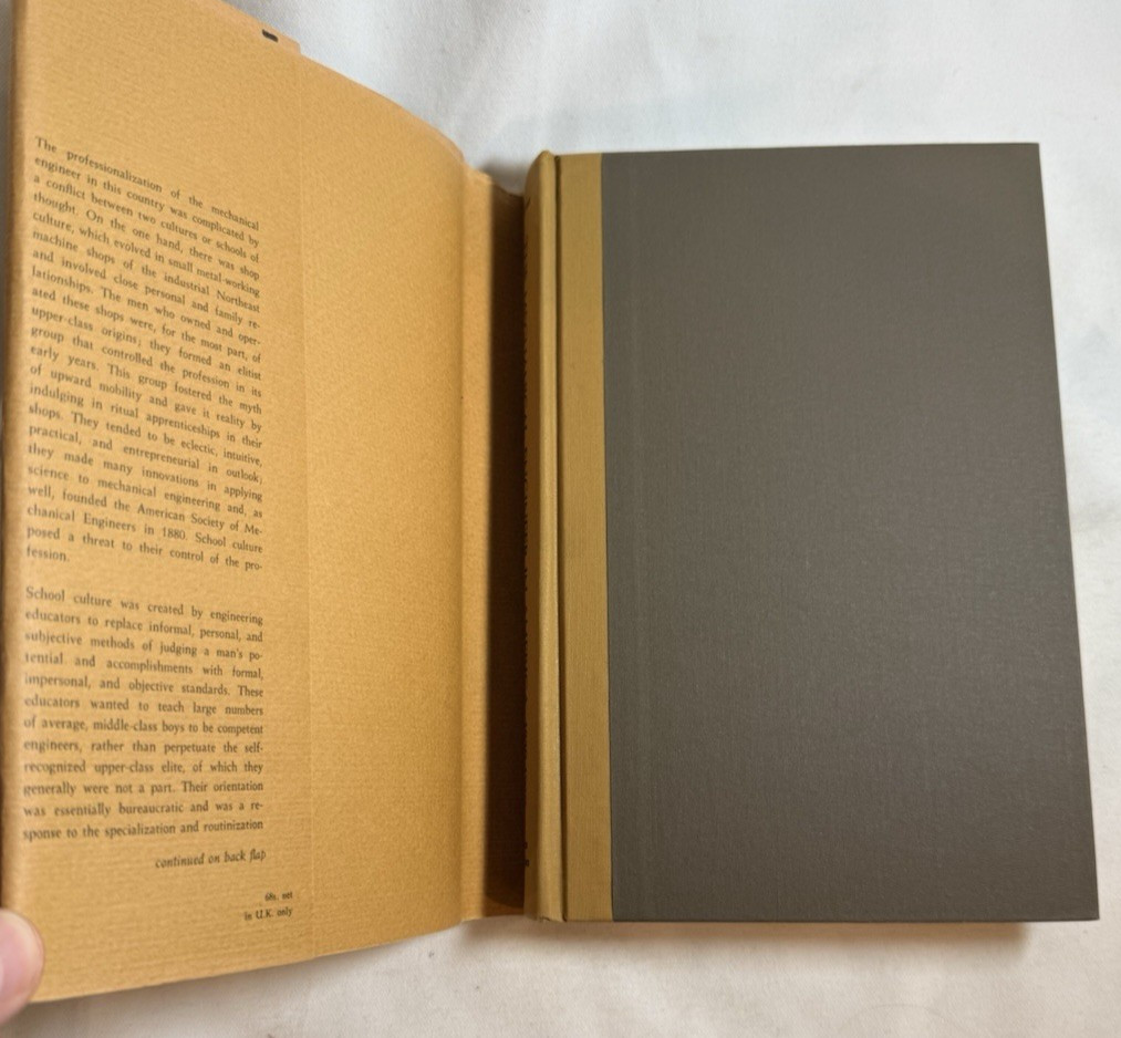 The Mechanical Engineer in America: 1830-1910 by Monte Calvert, 1967 HCDJ 1st Ed