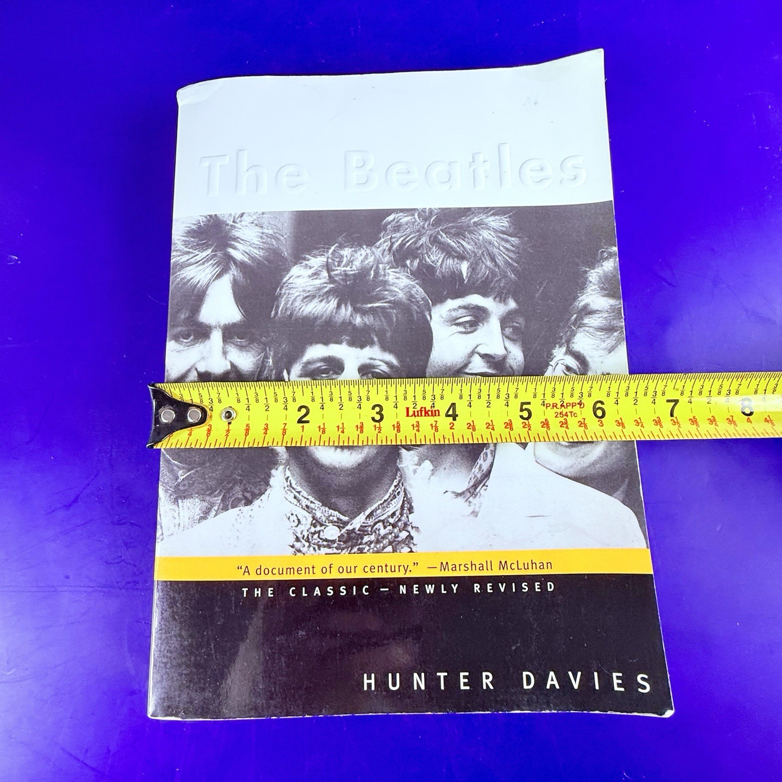 BEATLES “HUNTER DAVIES REVISED BIO” 1996 SOFT COVER BOOK 416 pages