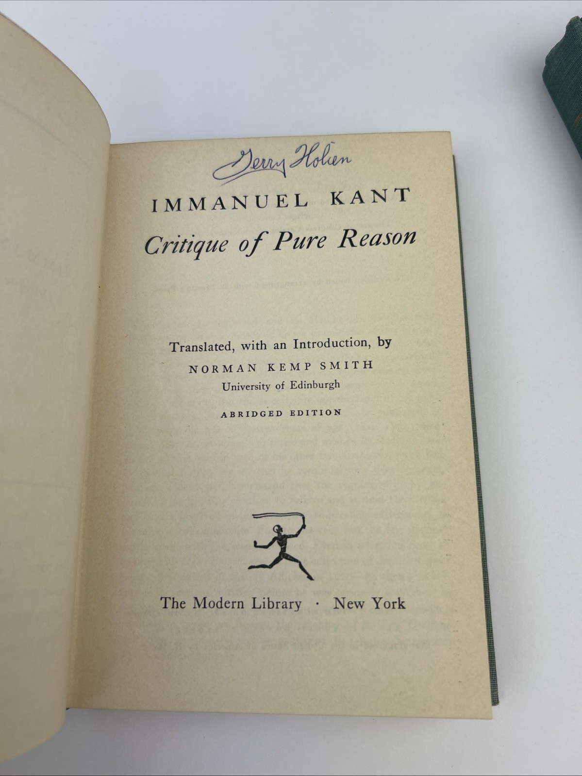 Immanuel Kant’s Critique Of Pure Reason Translated By Norman Kemp Smith 1958