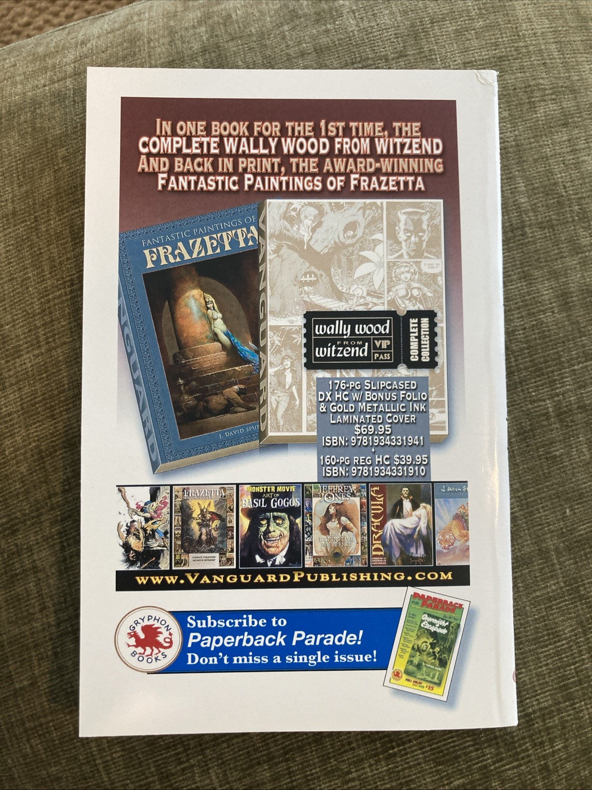 Paperback Parade 125, 4/2026, Gryphon Rare Book Collector Digest Mag, F