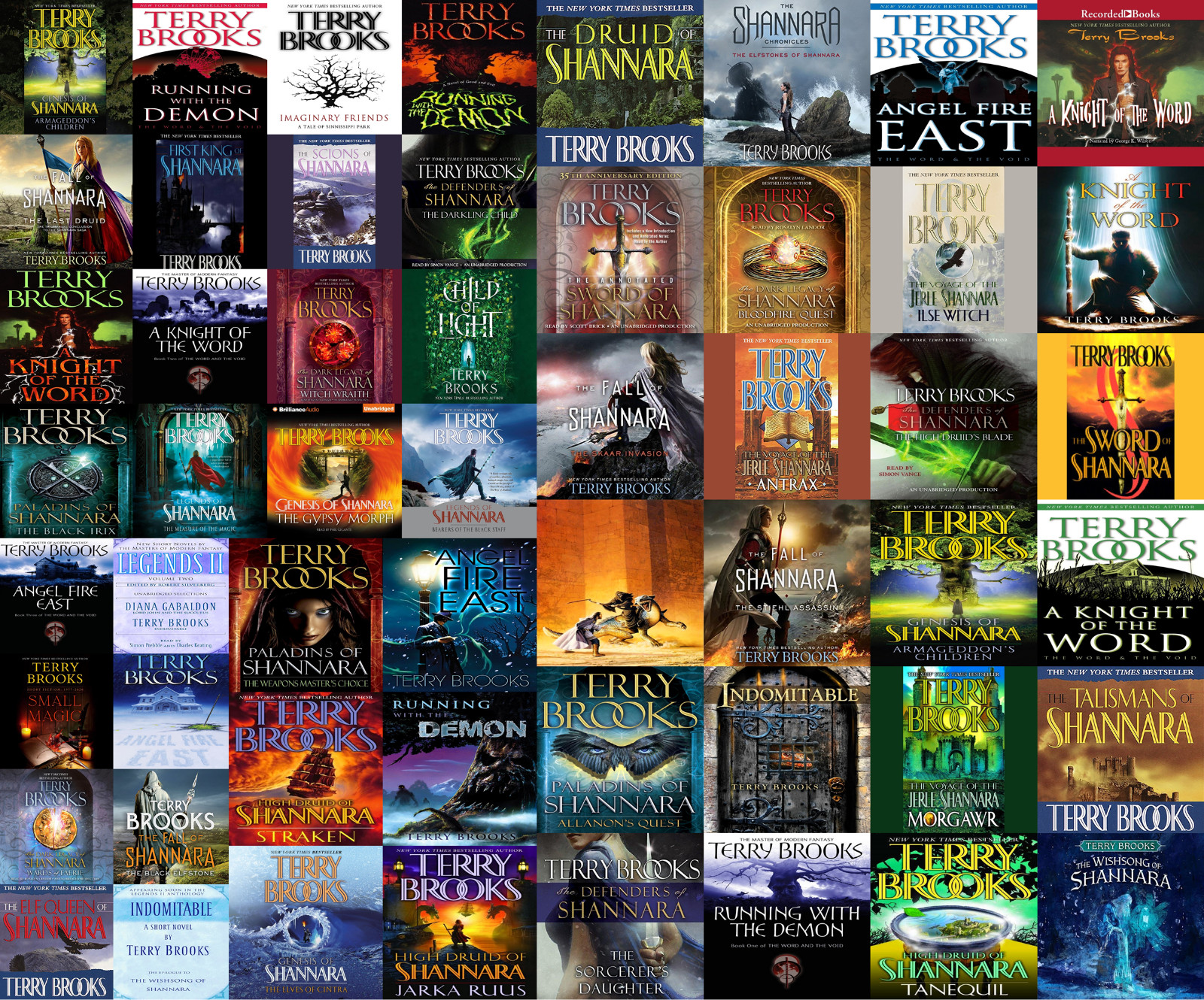 Terry Brooks – Shannara Series (33 Unabridged Audiobooks on USB or DVD)