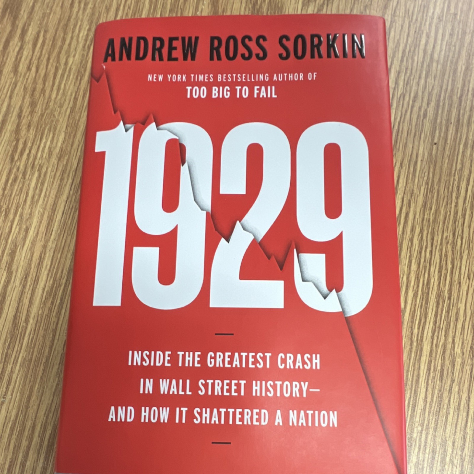 Andrew Ross Sorkin 1929 First Edition Hardcover w/Dust Jacket Penguin Publishing