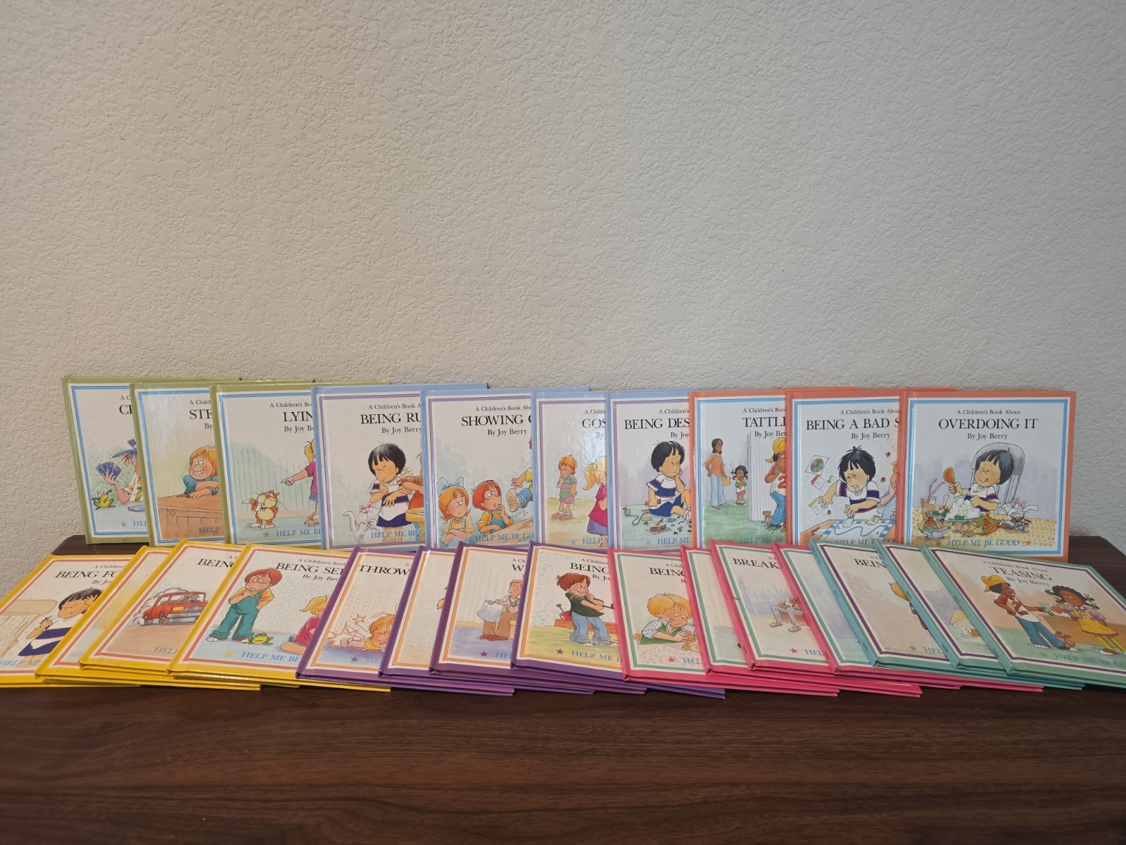 Lot of 25 HELP ME BE GOOD Series Set HC Books by Joy Berry Teaches Manners