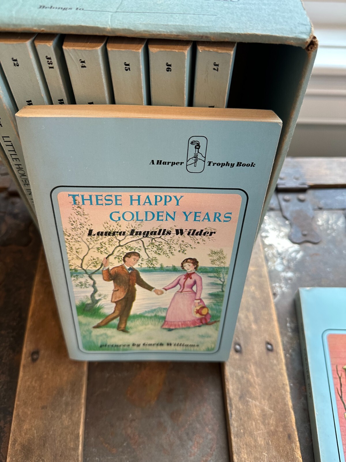Vintage – 1971 9 Book Set Laura Ingalls Wilder’s Little House On The Prairie
