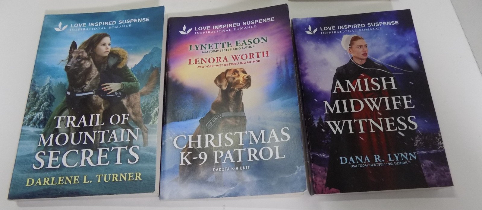 Harlequin Love Inspired Suspense Romance Books – Lot of 9 ( Oct-Dec 2025 )