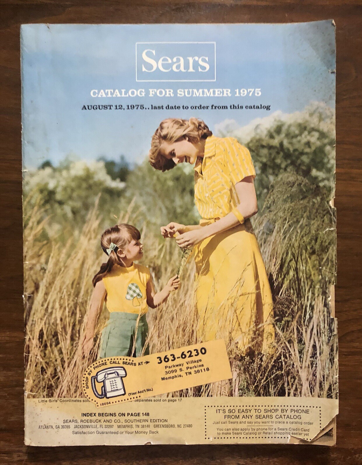 Sears Roebuck Summer Catalog 1975 – 234 Pages Retro Mid Century