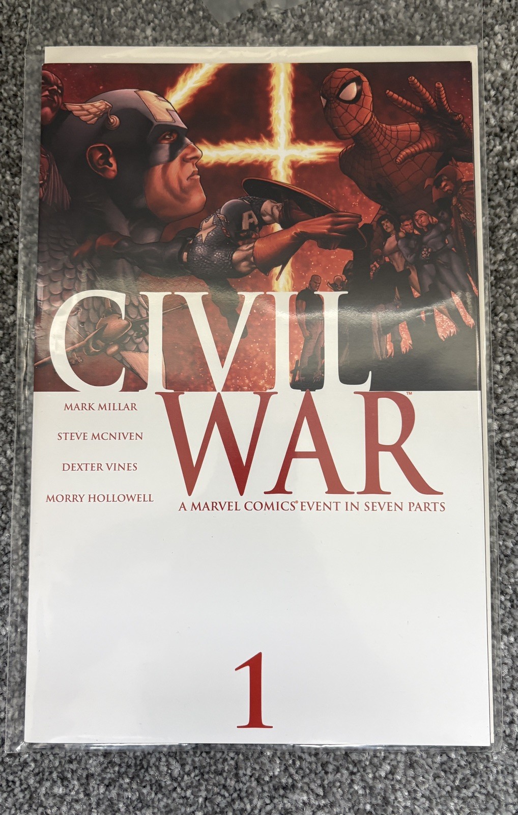Civil War #1-7 2006 Marvel Comics Complete Set of 7