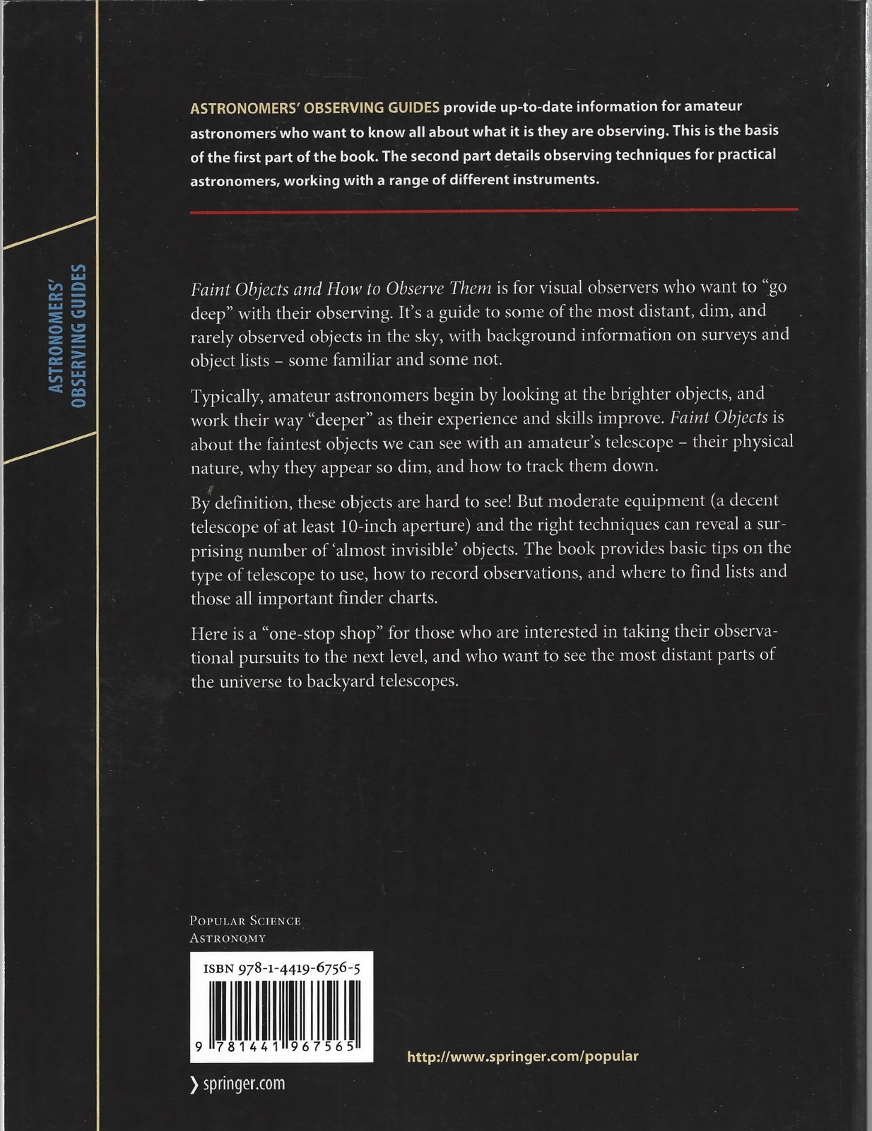 Astronomy Astronomers Faint Objects & How to Observe Them Brian Cudnik Illus TP