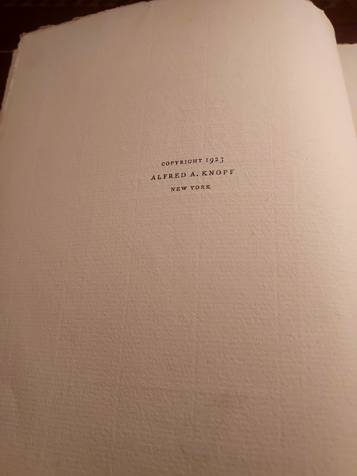 Ralph Herne by W. H. Hudson, HC 1923, Alfred A. Knopf, Ltd. Edition #457 of 950