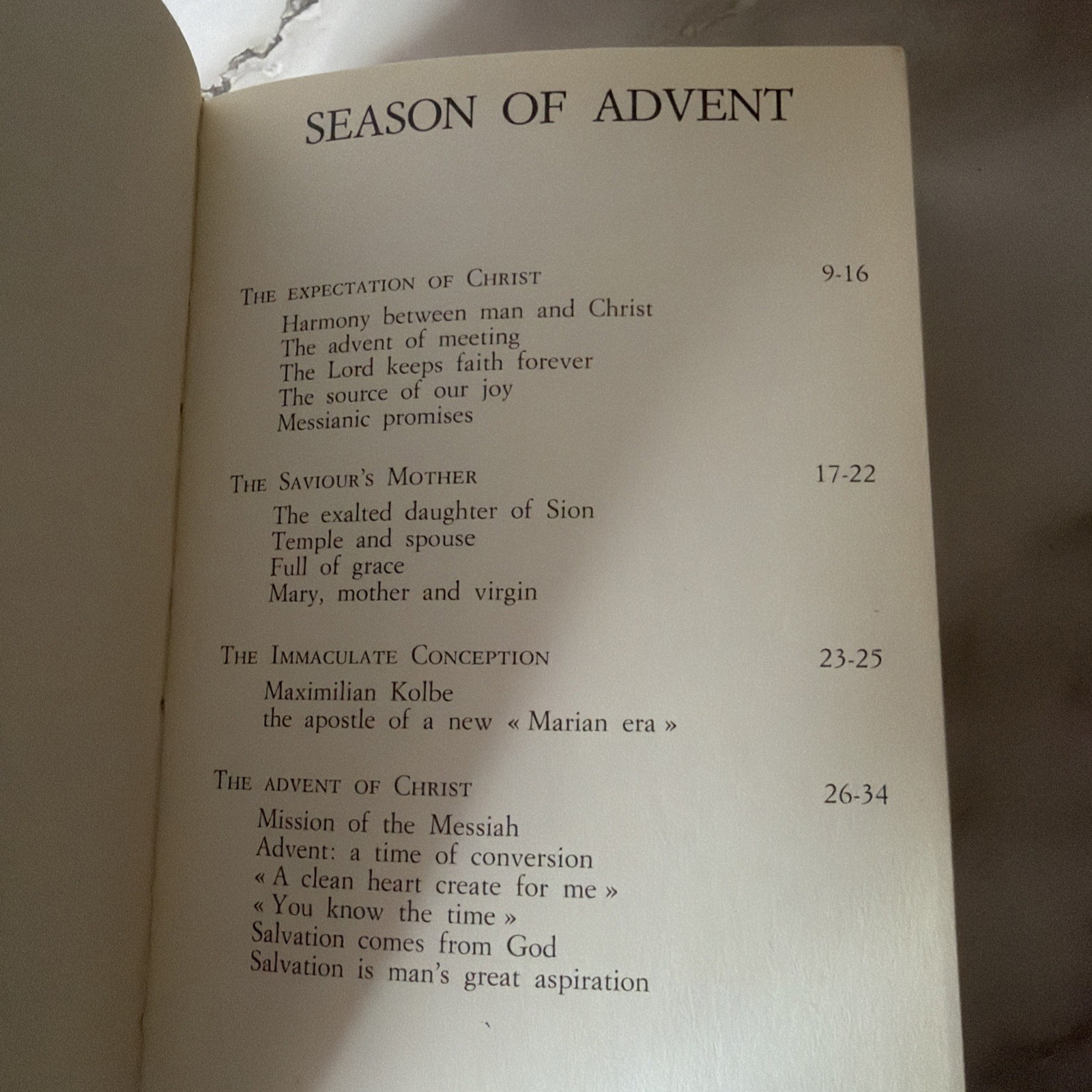 Pope John Paul 2 Daily Meditations, Seasons of Advent Soft Flex Cover