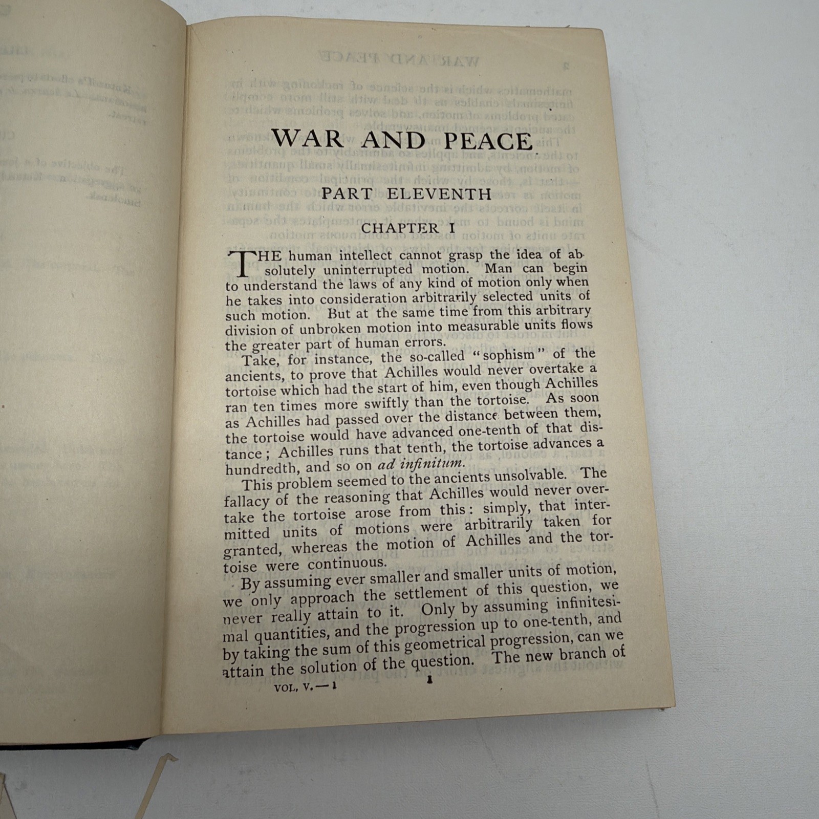War and Peace Leo Tolstoy 1898 Vol I and Vol. III (Rare Books)