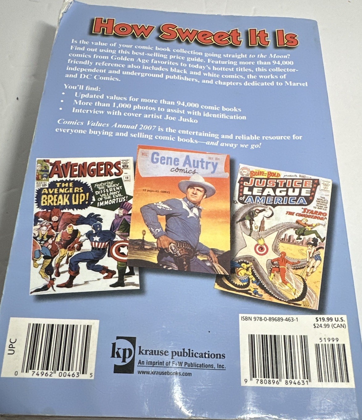 Krause Publications Comics Values Annual 2007 – Alex G. Malloy PB Illustrated