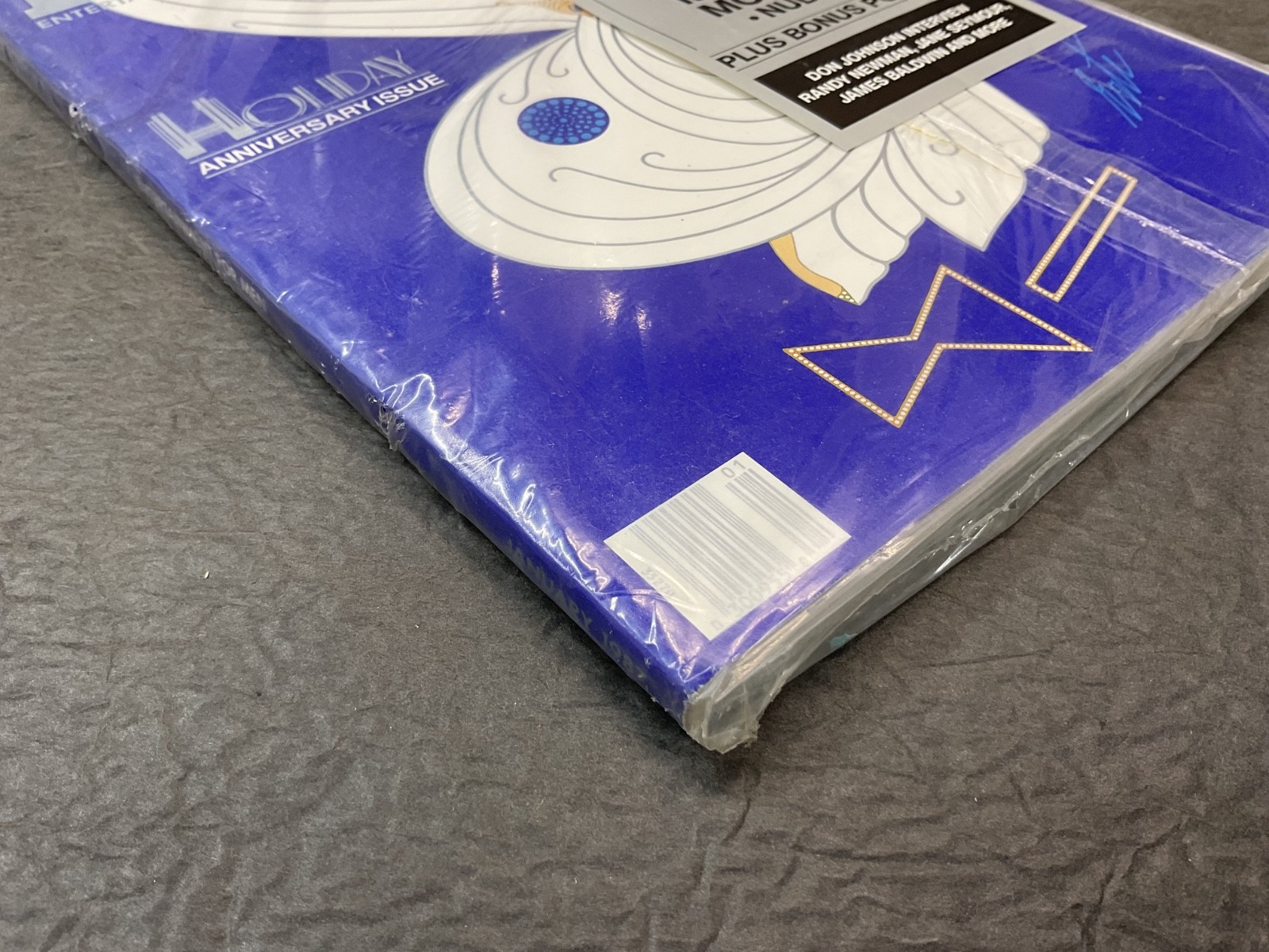 Playboy Magazine January 1987 Vargas Gatefold Factory Sealed Unopened Unread