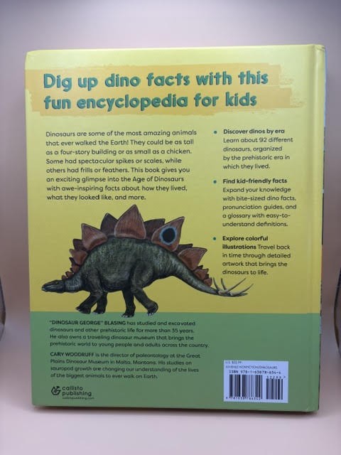 Dinosaur Encyclopedia for Kids: The Big Book of Prehistoric Creatures Hardback