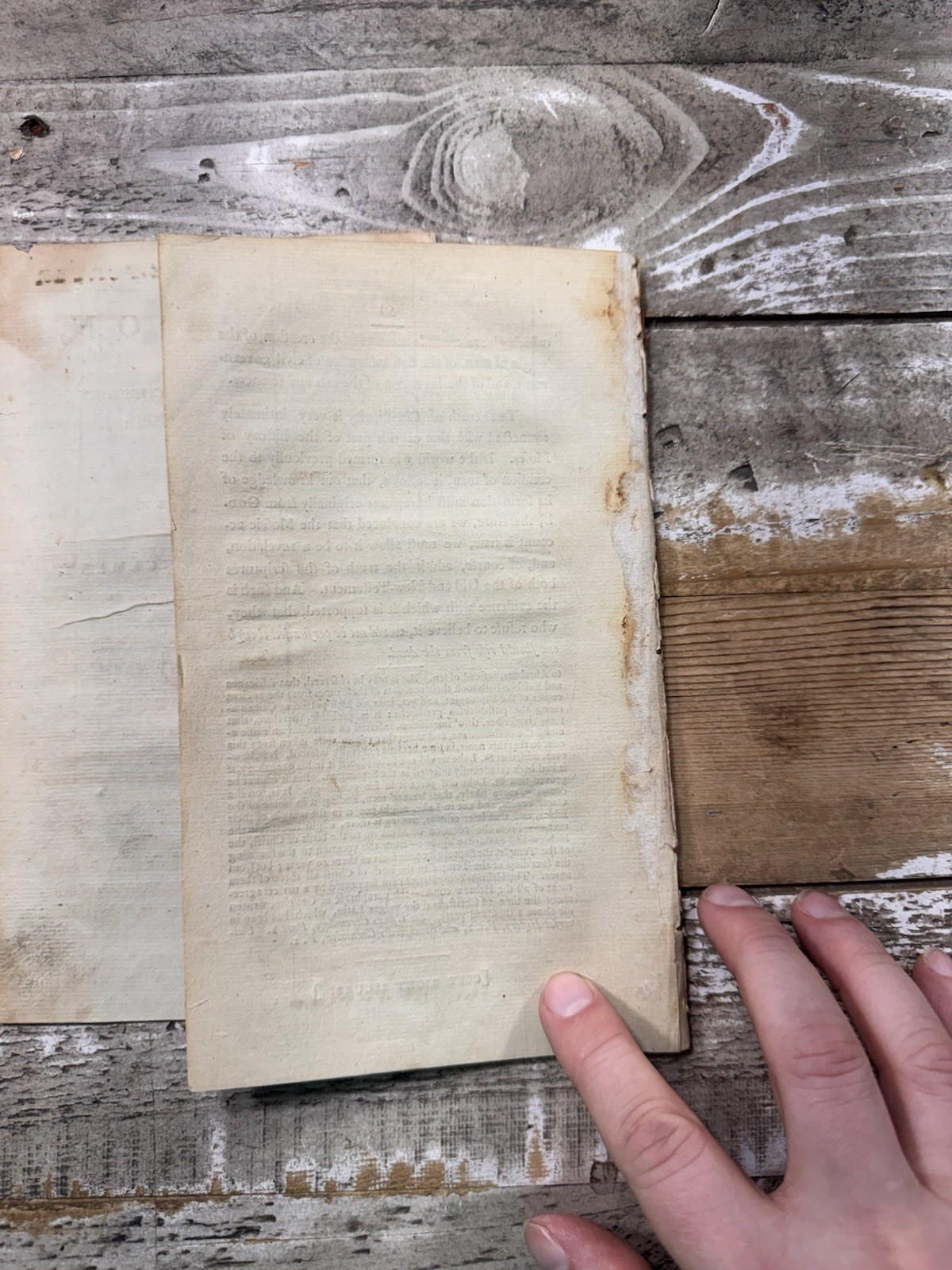 1798 Antique Philosophy Pamphlet “An Oration of the Truth of Mosaic History”