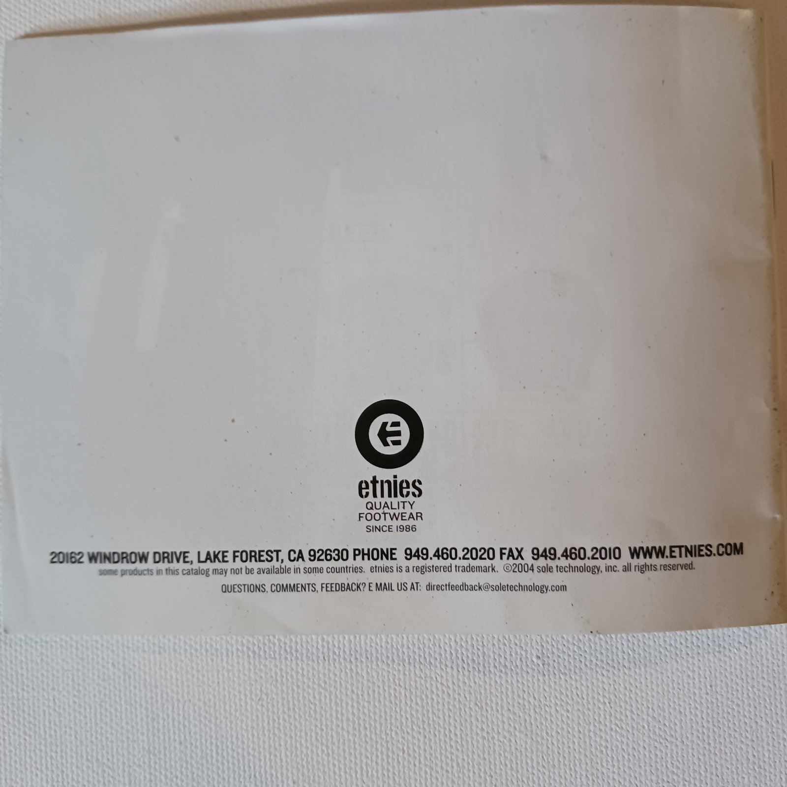 CCS Summer 2001 Skateboarding Catalog RARE w BONUS ETNIES Catalog throw-in!