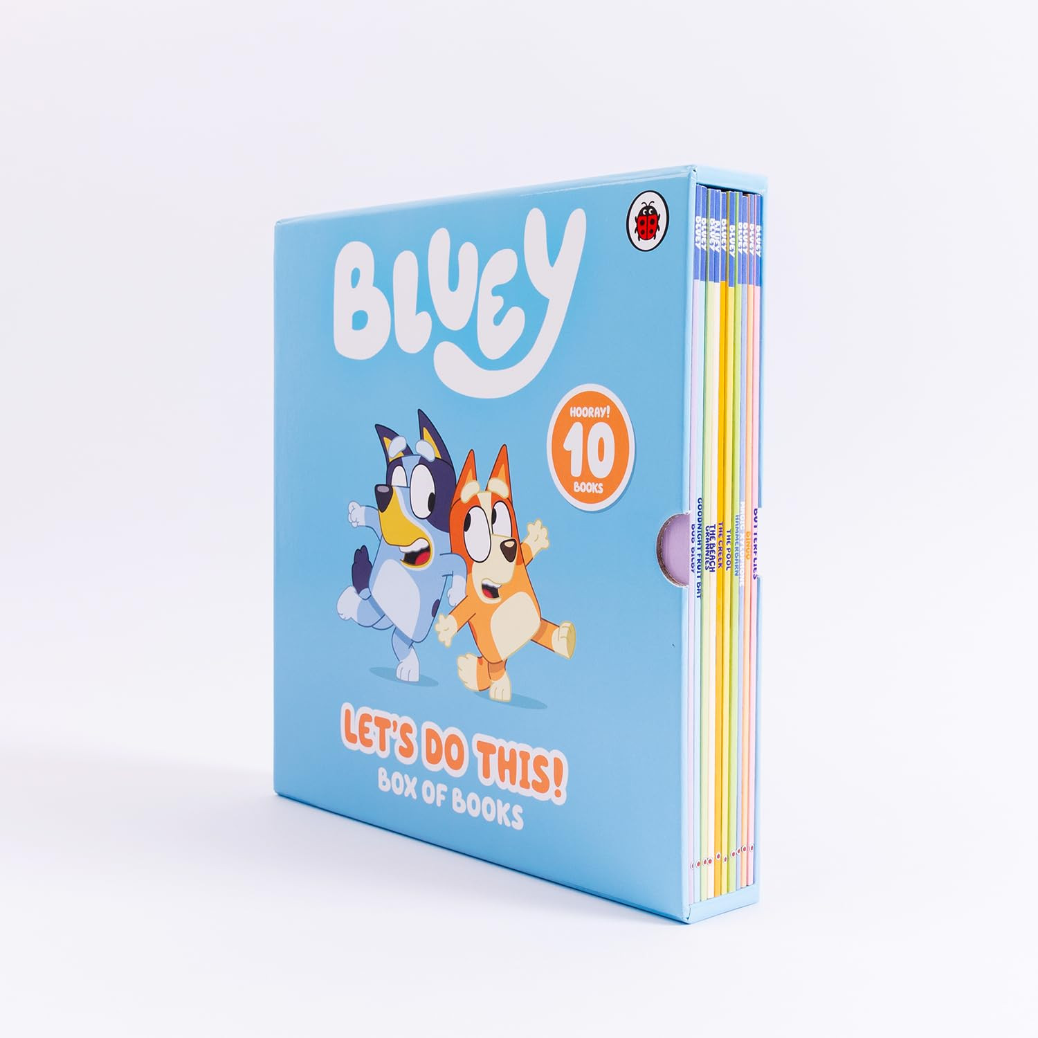 Bluey Let’s Do This! Box of Books 10 Books Collection Box Set Butterflies, Bing