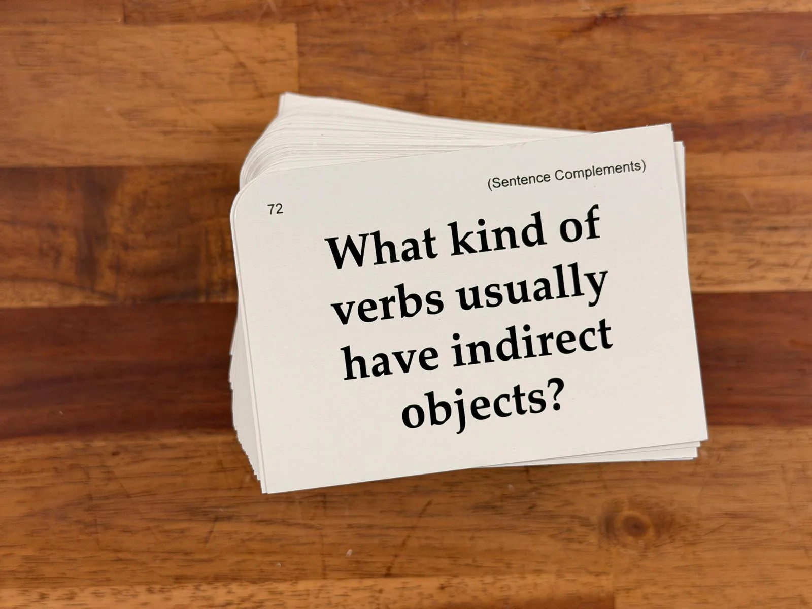 Memoria Press Flashcards – English Grammar Recitation