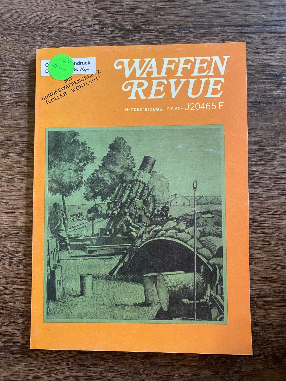 WAFFEN REVUE, Nr. 7 1972, Der Osterreichische 30,5cm Morser, German Magazine