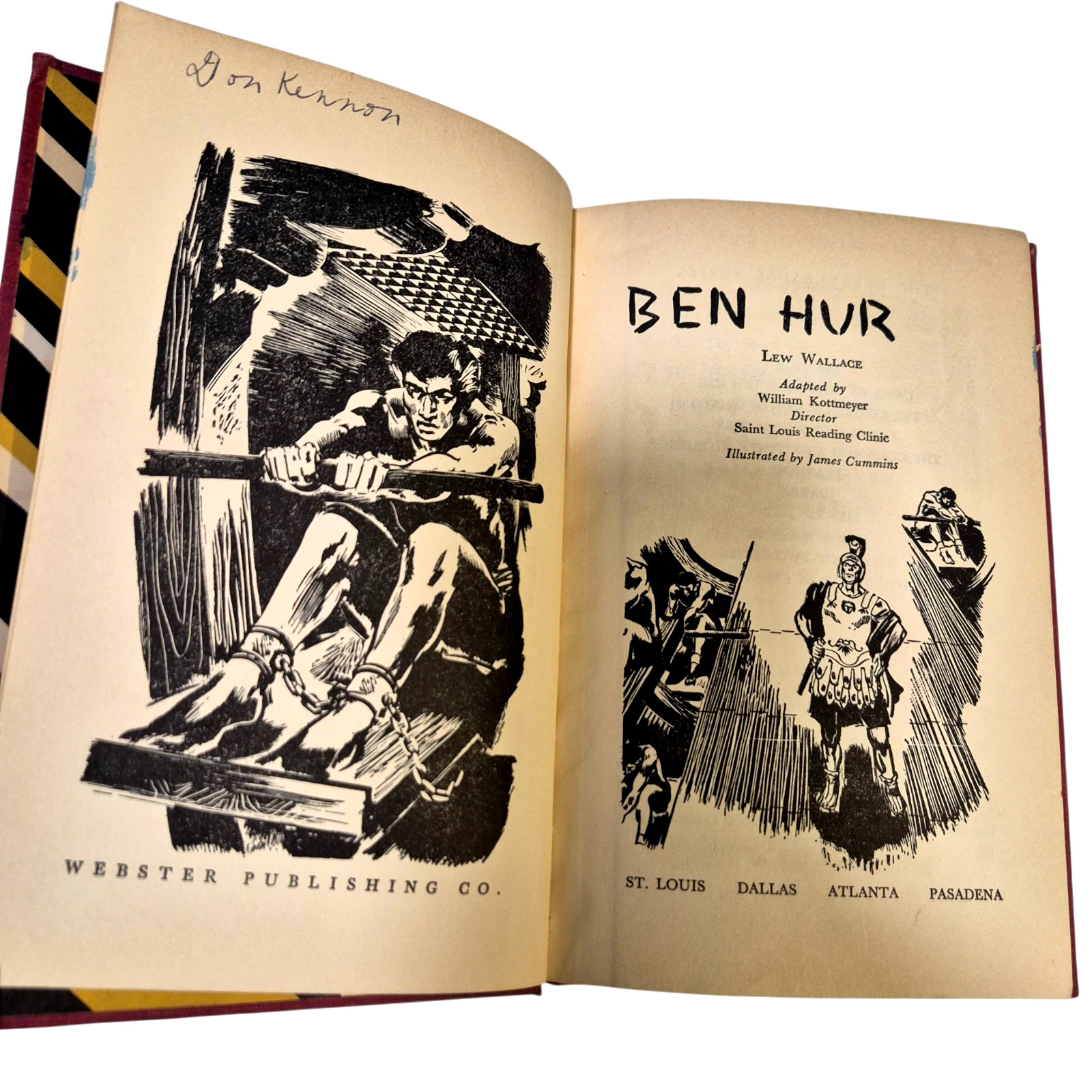 Ben Hur by Lew Wallace 1949 The Everyreader Series 138 Pages Hardcover