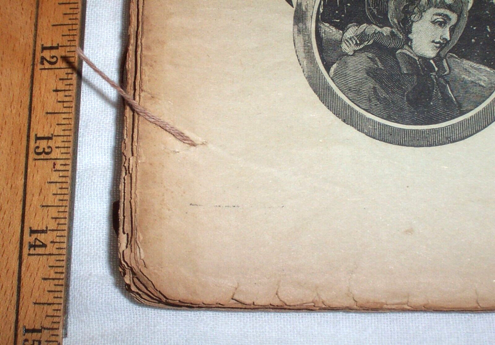 1889 Story Paper Children Halloween Games Astrology Fortune Telling Microscope