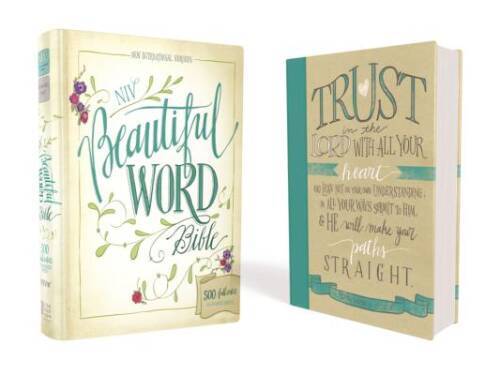 NIV, Beautiful Word Bible, Hardcover: 500 Full-Color Illustrated Verses – GOOD