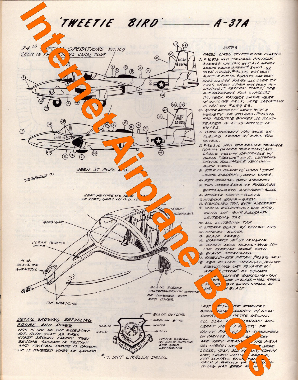 IPMS V9 N3 WW2 15cm PANZERWERFER 42 USAF A-37 DRAGONFLY DHC U-6A BEAVER VF-96 CV