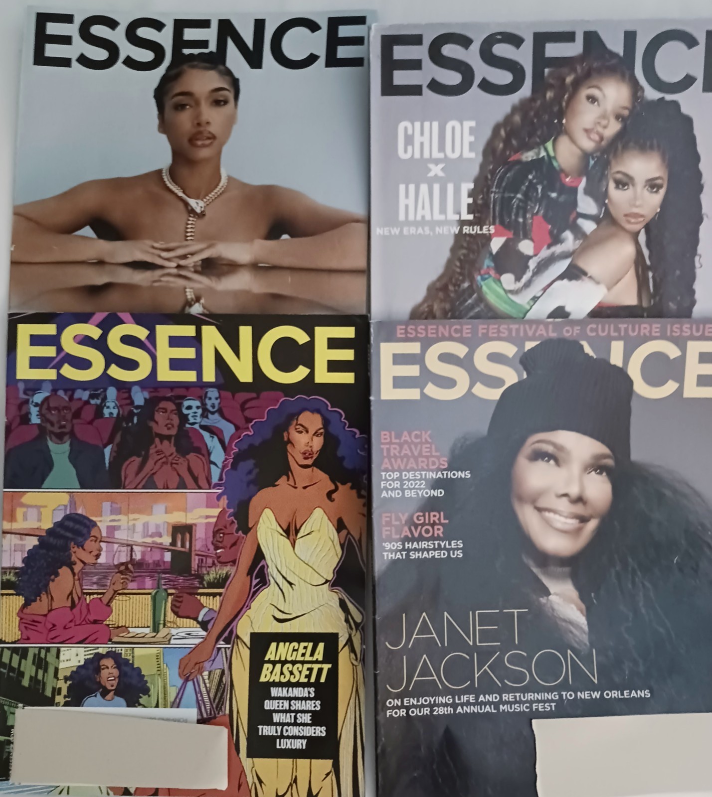 Essense 4 Magazines 2022 7/8 Jackson 9/10 Chloe/Halle 11/12 Bassett 2023 1/2 Har