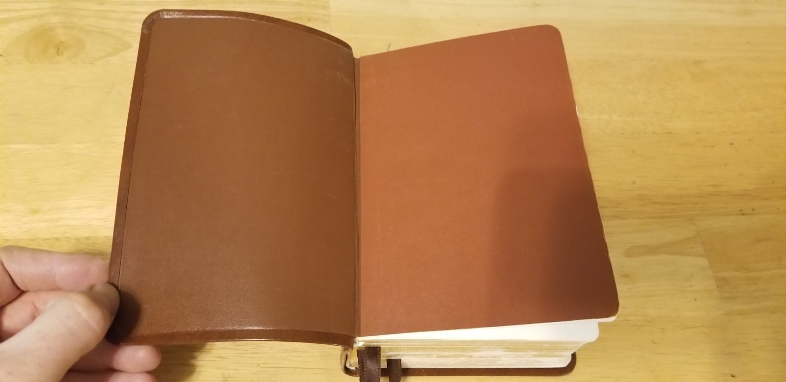 1977 LDS Quad Scriptures Holy Bible Book of Mormon Brown Leather Tabs 7” x 5”