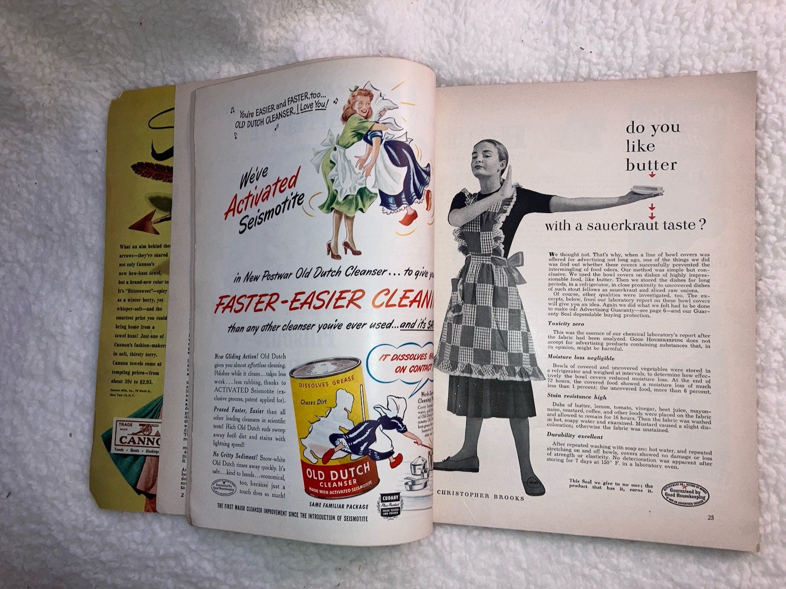 Vintage Good Housekeeping Magazine January 1949 – Alex Ross Cover