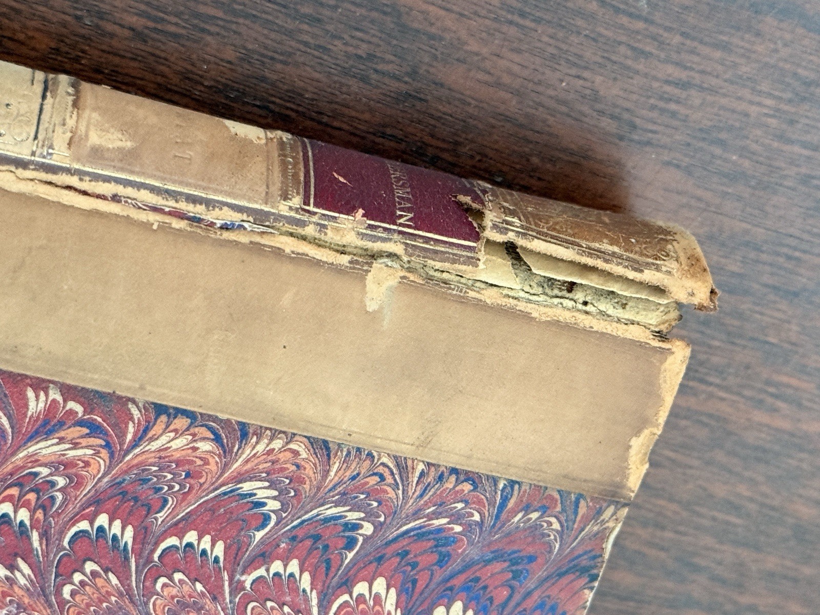 Captain Marryat Pirate Privateersman Antique Leather Book Bell & Daldy 1870s