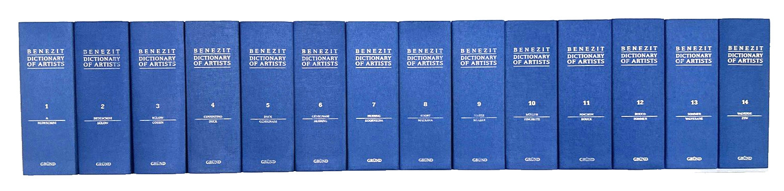 Benezit Dictionary of Artists Complete Set Vol. 1 – 14 (2006, HC) *EXCELLENT*