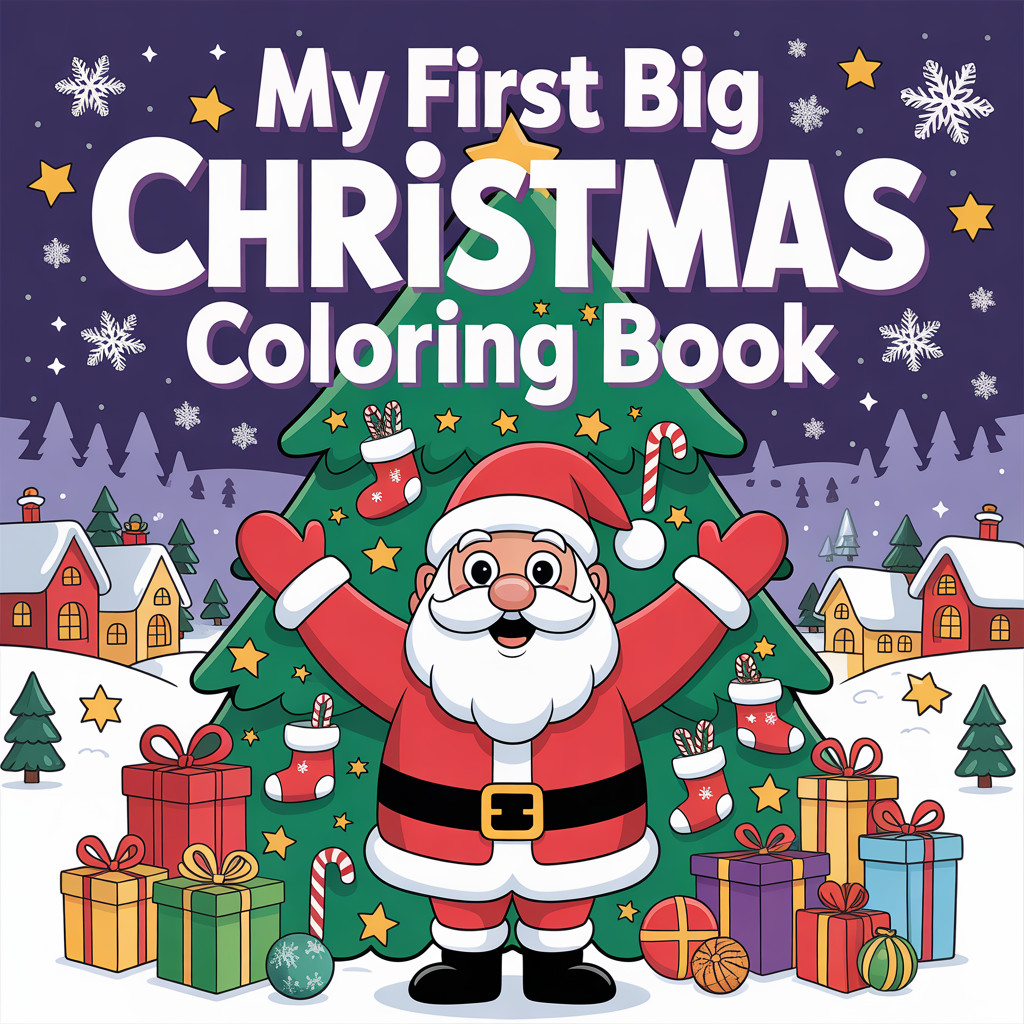 My First Christmas coloring bookfun for all