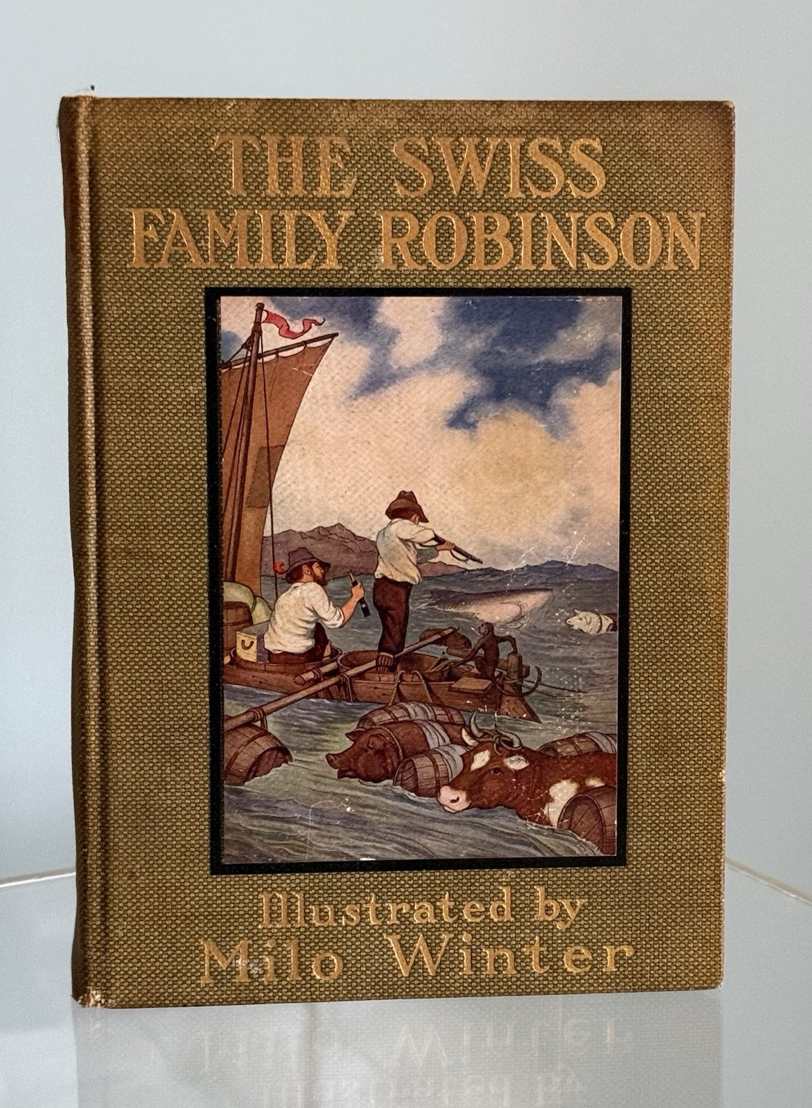 1916 The Swiss Family Robinson by Wyss, Jean Rudolph. Illustrates by Milo Winter